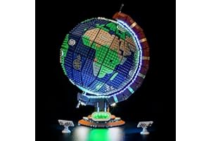 LIGHTAILING Kit de iluminación LED para Lego-21332 The Globe Modelo de Bloques de Construcción - Juego de Luces LED Compatible con el Modelo Lego (no Incluye el Modelo Lego)