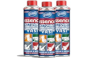 SYPRIN Original Carburetor Cleaner VR51 pour Les Moteurs à Essence 2 Temps - adapté à la Voiture et à la Moto I Additif pour Le Nettoyage du carburateur Additif (3X 250ml)