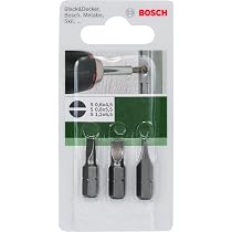 Bosch DIY Schrauberbitset 7-teilig – 25 Mm Bits Für Schlitz, Kreuz Und Pozidriv