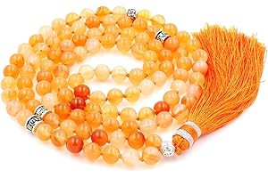 GENERIC Fukugems Mala tibetana 108 perline collana donna uomo Mala pietra bracciale buddista meditazione collana
