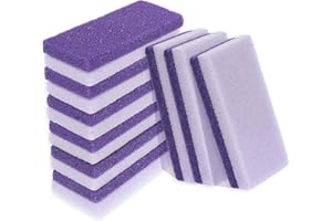 Ptwola 6 Stück Doppelseitiger Fußpflege Bimsstein Ein Seite ist ein Grobe Hornhautentferner Fußbimssteine die Andere Seite Weicht die Haut auf für Füße Entfernen Abgestorbener Hornhaut Nagelhaut