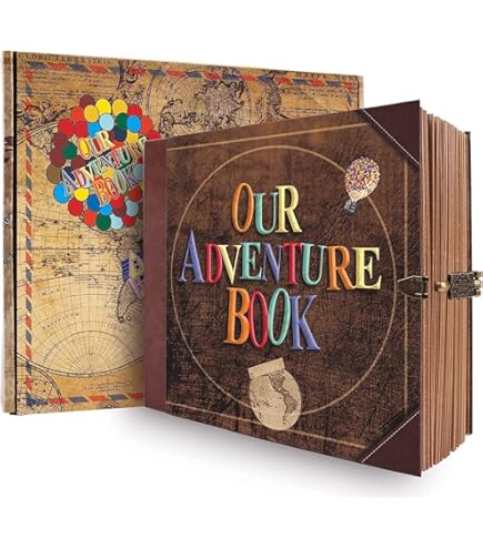 Our Adventure Book 146 Pages 8.9 (x) 7.7 Inch Scrapbook Photo