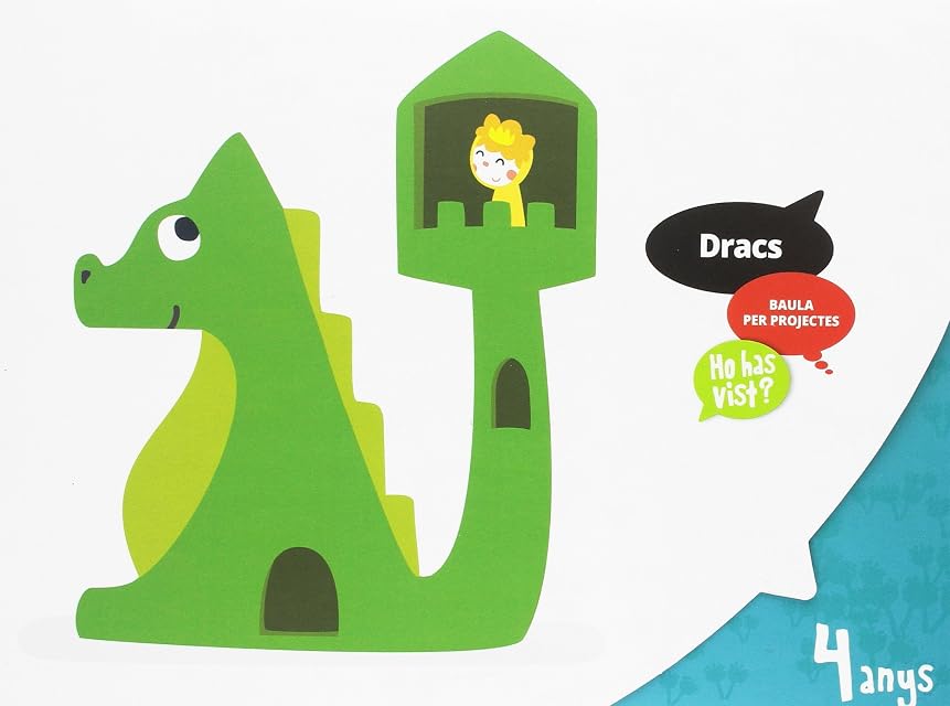 Portada de Carpeta de l'alumne Dracs 4 anys - Ho has vist? - Infantil