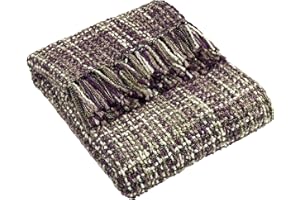 Paoletti Riva Baoli Plum Würfe, 140 X 180 cm, Acryl, Lila