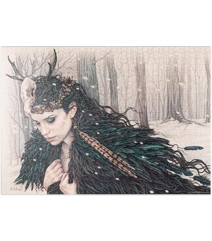 MyPuzzle „Raven“ Von Victoria Francés – 1000 Teile Premium-Puzzle Aus Der Favole-Serie (68 X 48 Cm)