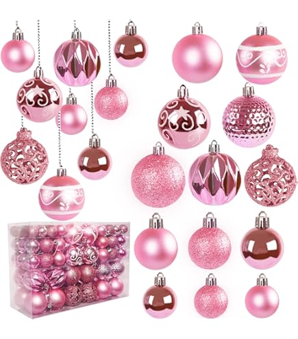 24 stuks 30 mm kerstballen ornamenten mini hangende kerstballen ballen onbreekbare kerstboom kerstballen met touwtjes voor kerstvakantie bruiloft feest decoratie