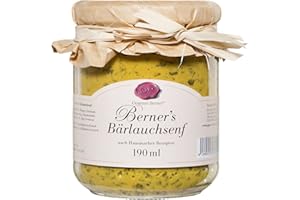 Gourmet Berner, Bärlauch Senf im 190ml Glas