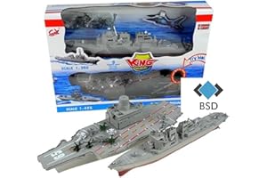 BSD Porte-Avions et Le modèle de cuirassé avec Le Son et la lumière - Porte-Avions avec Avions Militaires, des hélicoptères