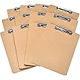 Amazon Basics Hardboard Clipboard - 12-Pack, Brown