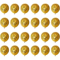 KINBOM 6 Palloncini Leopardo 4D In Stagnola – 56 Cm, Per Feste A Tema Giungla, Compleanni, Decorazioni Zoo - 3