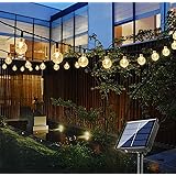 Bteng Solar Garden Lights, 60 LED Outdoor String Lights Solar Powered Waterproof Fairy Lights Decorative Crystal Ball Lightin