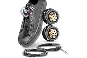 SULPO Sznurówki BEZ WIĄZANIA do butów sznurowadła linki z obrotowym systemem BOA czarne