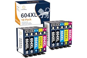 ColorKing 604 XL Druckerpatronen Kompatibel für Epson 604 Patronen 604XL für Epson XP 3200 für Expression Home XP-2205 XP-2200 XP-3205 XP-4200 XP-4205 Workforce WF-2910 WF-2930 WF-2935 WF-2950