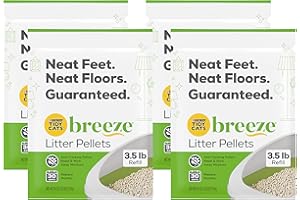 Purina Litter Tidy Cat Breeze Pellets, 3.5 lb 4-Pack