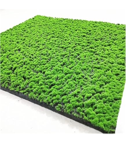 6 Pezzi Prato Artificiale 15x15cm - Tappetini Erba Sintetica Per Decorazioni Miniature E Fai Da Te - Foto 6