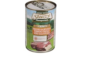 Stuzzy, Cibo Umido per Cani Adulti al Vitello, Monoproteico in Patè (6 Lattine da 400g)