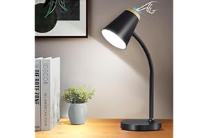 ‎GYROVU GyroVu LED Schreibtischlampe, Berührungs Dimmbare Leselampe für das Studentenwohnheim,Büro und zu Hause, Flexibler Gänsehals Tischlampe zum Lernen für die Bettseite Schlafzimmer Nachttisch