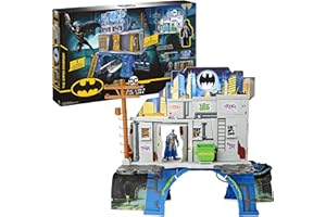 SPIN MASTER Dc Comics The Caped Crusader Batman 3 w 1 Zestaw z Figurkami Do Zabawy, Wielokolorowy, 10 cm, 6058292
