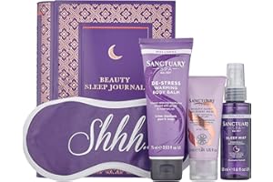 Sanctuary Spa Beauty Sleep Journal Gift Set, Vegan, Wellness Gift for Her, Gift For Women, Womens Gift Sets, Self Care Gift