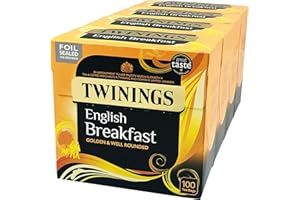 SHESTORE24 Twinings English Breakfast Tea 4X 100 Bolsa de té