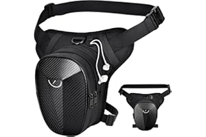 KTUEOV Bolsa Pierna Moto, Riñonera Pierna Impermeable para Hombre y Mujer Mochila Pernera Tactica Oxford Gran Capacidad Riñonera Lateral Hombre, Mochila Pierna Moto para Ciclismo Escalada Pesca