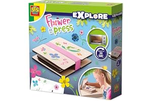 SES Creative 25201 Blompress 20 sek. - Torkade blommor, utan väntan, kan användas i mikrovågsugn, ålder 5+