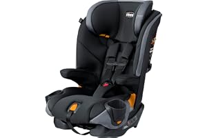 Chicco MyFit 2-in1 Harness Booster Car Seat, 5-Point Harness Car Seat and High Back Booster, for Children 26.5-100 lbs. | Iron/Black