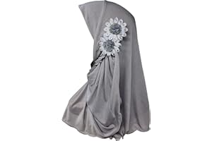 Yaqeen Girls Hijab 1-7 yrs Children Scarf islamic Headscarf Instant Kids Ideal for nursery, Party, madrassa