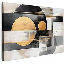 Quadro Moderno Per Soggiorno 30x40 Cm - Stampe Su Tela Con Cornice, Design Tarassaco Beige - Foto 2