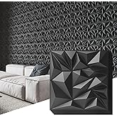 Art3d İ&ccedil; Duvar Dekoru i&ccedil;in 33'l&uuml; Paket 3D Duvar Panelleri, Oyun Oturma Odası TV Duvar Arka Planı i&ccedil;in Modern Elmas Dokulu Vur