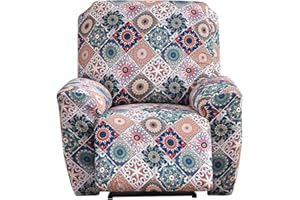 Meigeh Sesselbezug Stretchhusse für Relaxsessel Sesselbezug Sessel überzug Stretch Sesselschoner relaxsessel 4 Stück Liegeschutz