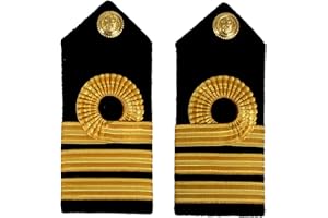 handembroideryuk Royal Navy Cdr Commander Rank Insignia Shoulder Strap Board Epaulette