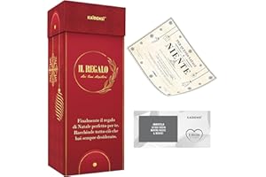 KAÏDENSÏ Idea Regalo Scherzo Il Niente Natale - Regali Divertenti Natalizi Originali Uomo Donna - Gadget Natalizio Mamma Papà - Scherzi per Lei e Lui