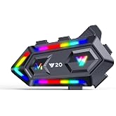 Y20 RGB Helmet intercom Bluetooth Headset For Helmet (No Match)