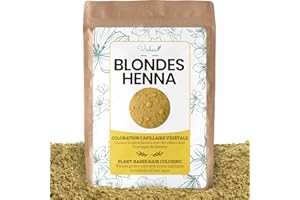‎VIRHEA VIRHEA Cassia Obovata Powder - 100 g Henna Natural Blonde - Vegetable Hair Colour Blonde - Natural Hair Care without Chemicals