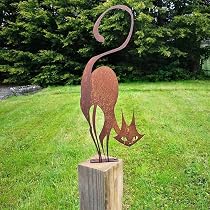 5 Décors De Jardin En Fer Rustique – Style Vintage Résistant Aux Intempéries – Pour Pelouse, Terrasse Ou Balcon