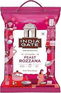 India Gate Basmati Rice FEAST ROZZANA, 5kg