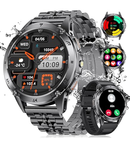 Orologio Intelligente Per Le Donne Smartwatch Per Android IOS Telefoni Make/Risposta Chiamate Frequenza Cardiaca Pressione Sanguigna 100+ Modalità Sportive Notifica SMS Contapassi Orologio