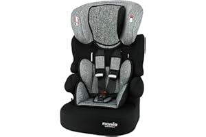 Seggiolino auto NANIA Beline - Gruppo 1/2/3 - (9-36 Kg) - produzione francese 100% - protezioni lateralI… (blue)