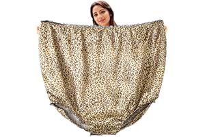 GENERIC Big Undies Oversized Underwear Funny Novelty Knickers Funny Present for Women Men Plus-size Underpants Prank Granny Panties Oversized Underwear Heart Print Big Knickers w/Lace Trim