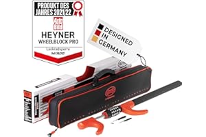 HEYNER® Lenkradsperre Wegfahrsperre mit Zahlenschloss Diebstahlsicherung für PKW extra lang