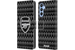 Head Case Designs Officially Licensed Arsenal FC Home Goalkeeper 2023/24 Crest Kit Leather Wallet Case Compatible With Samsung Galaxy A16 5G