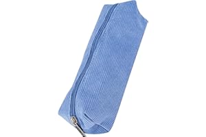 Online Trousse Scolaire Bleue, fourre-Tout pour l'école et lycée, étui à Crayons pour Filles et garçons, Grande capacité, Design Cord Blue
