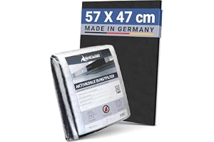 Intelmann® Universellt köksfläktfilter med aktivt kol och fettfilter, 57 x 47 cm, extra tjockt aktivt kollager, kan skäras till, för tillförlitlig lukt- och fettabsorption