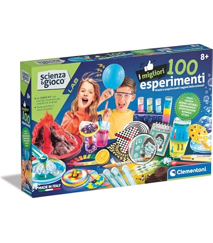 Lisciani Slumi Science Squish Science – Coffret DIY Squish Toys – Expériences Scientifiques Créatives – Dès 8 Ans – Colle, Moules & Décorations Inclus