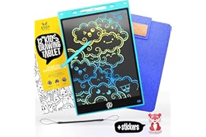 Essy Kids 12 Zoll Zaubertafel LCD Schreibtafel Kinder Maltafel Zaubertafel Schreibtafel Kinder Mal Tablet Maltablett für Kinder Zeichentablett Malpad Zaubertafeln