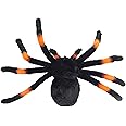 Orange kneed Tarrantula Spider Plush Soft Toy by Hansa. 30cm. 6558
