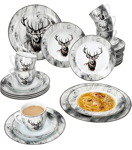 GTK - Geweihe & Trophäen KRUHOLZ 6-delad snaps krügle glas-set ed