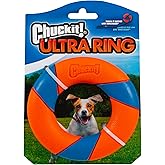 Chuckit! Ultra Ring Kau&ccedil;uk K&ouml;pek Oyuncağı &ndash; Y&uuml;ksek G&ouml;r&uuml;n&uuml;rl&uuml;k, Uzun &Ouml;m&uuml;rl&uuml; &Ccedil;iğneme Oyuncağı &ndash; Farklı Oyun Se&ccedil;enekleri, Su Ge&ccedil;