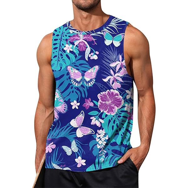 FANSU Débardeur Homme Musculation Slim Fit Sport T-Shirt